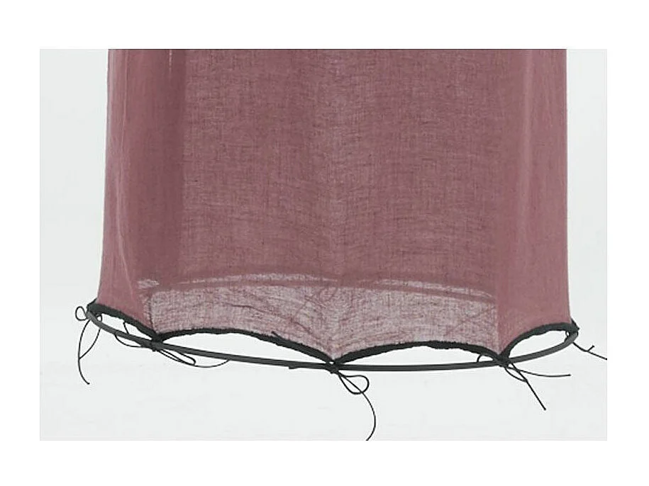 Abat-jour pour suspension en coton Riad Petit Lin de vin