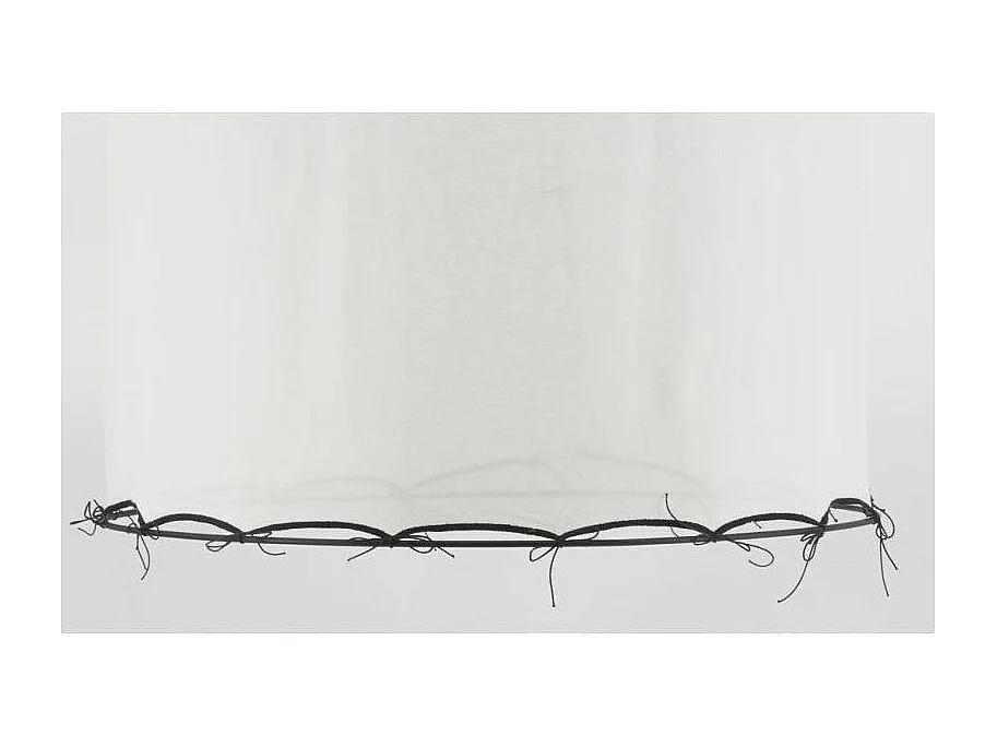 Abat-jour pour suspension en coton Riad Grand Blanc