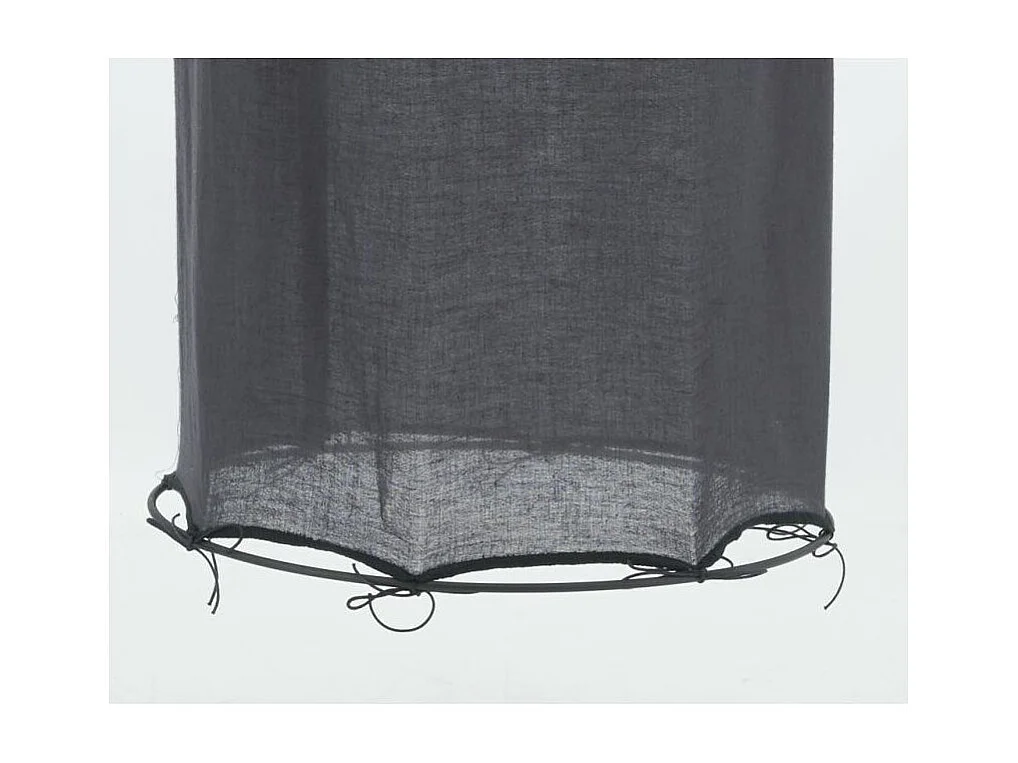 Abat-jour pour suspension en coton Riad Petit Charbon