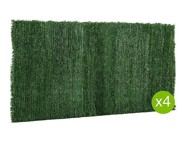Lote de 4 setos artificiales - 200 x 300 cm