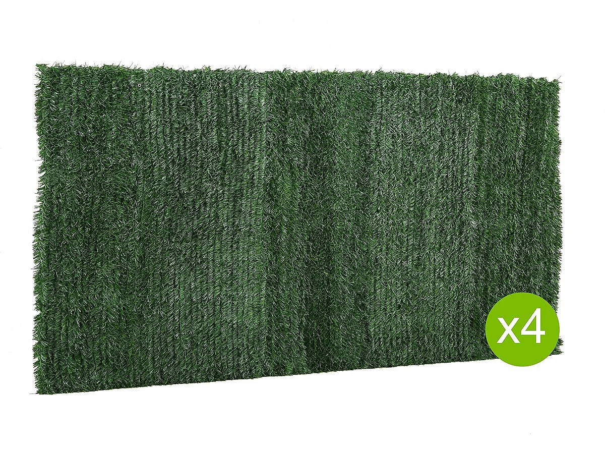 Lot de 4 Haies artificielles - 200 x 300 cm