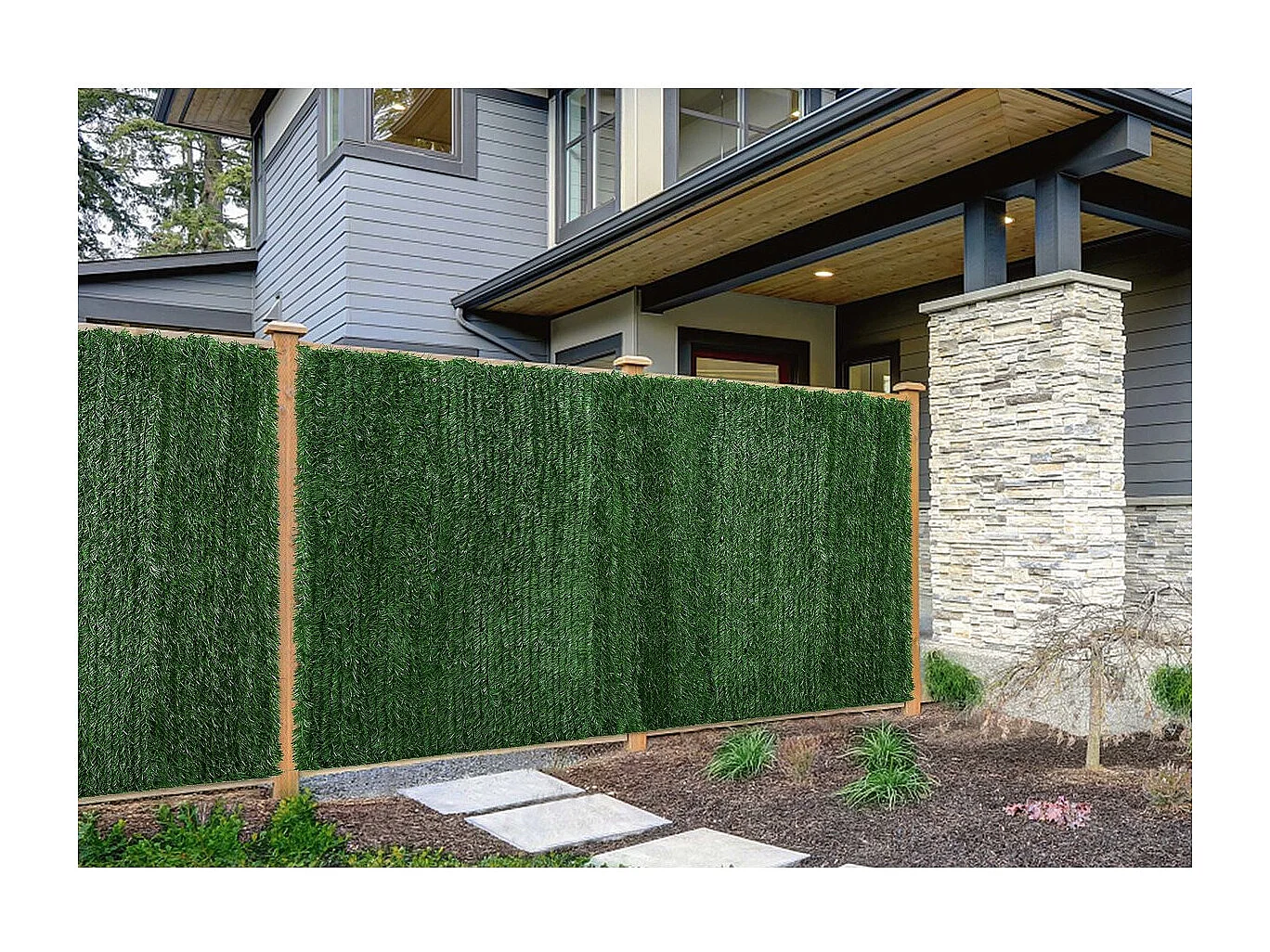 Künstliche Hecke 4er-Set - 200 x 300 cm