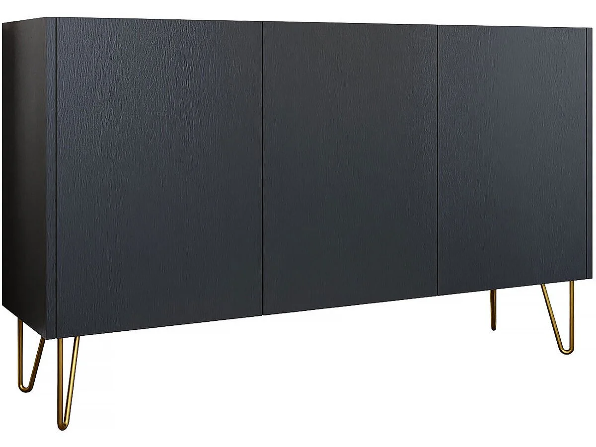 Buffet "Karine" - 3 portes - Noir