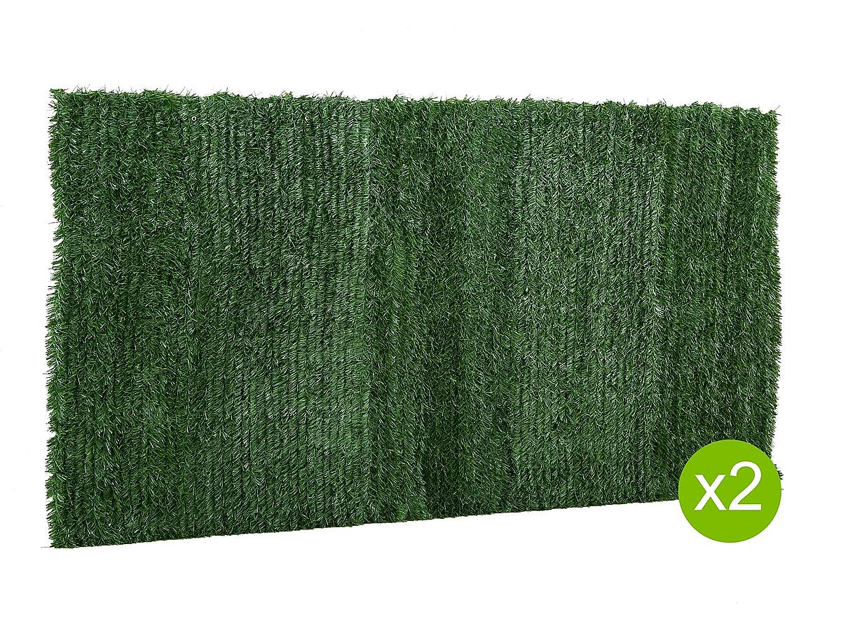 Lot de 2 Haies artificielles - 200 x 300 cm
