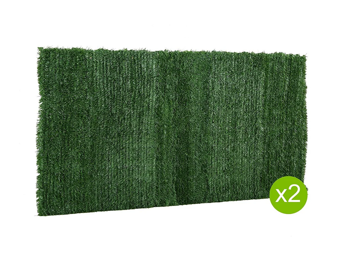 Lot de 2 Haies artificielles - 200 x 300 cm