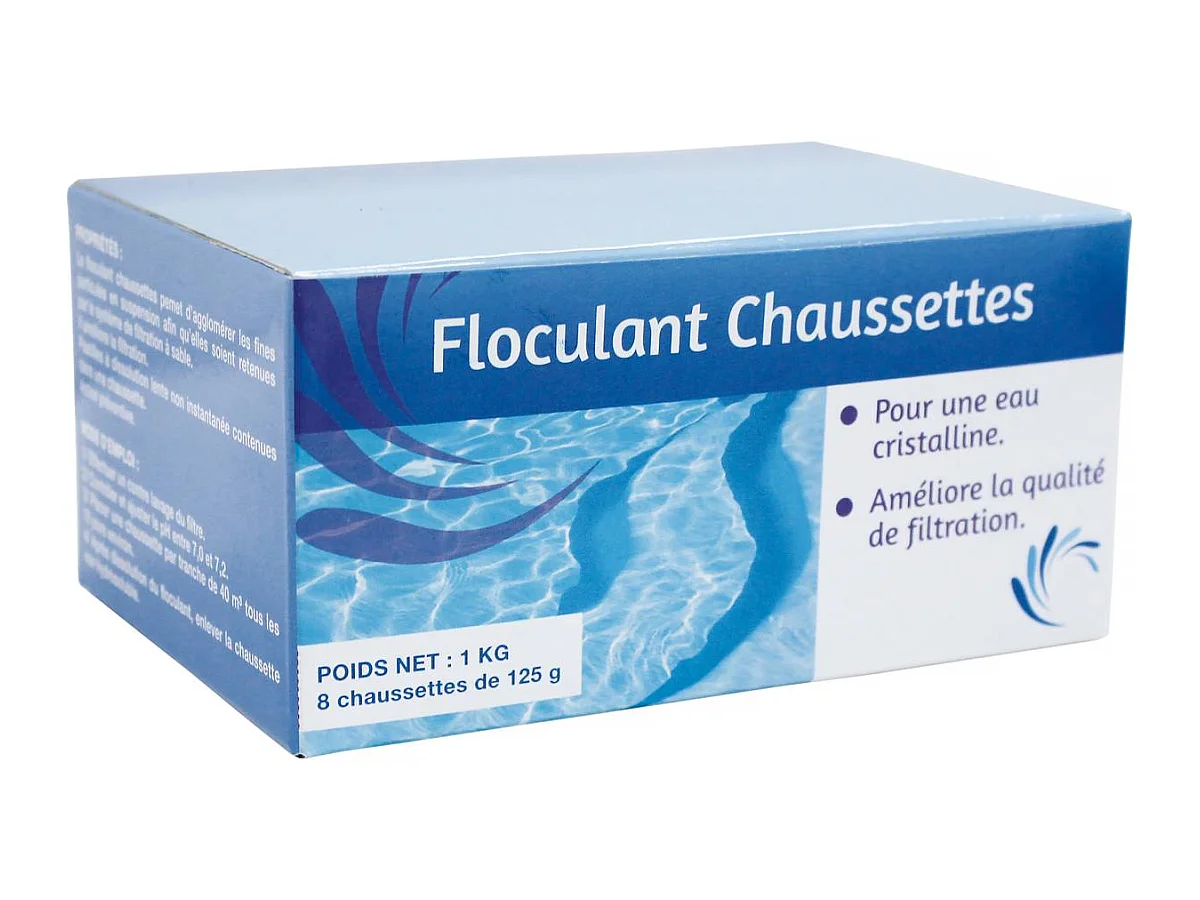 Floculent chaussettes  " Senet Piscine " - 1 Kg
