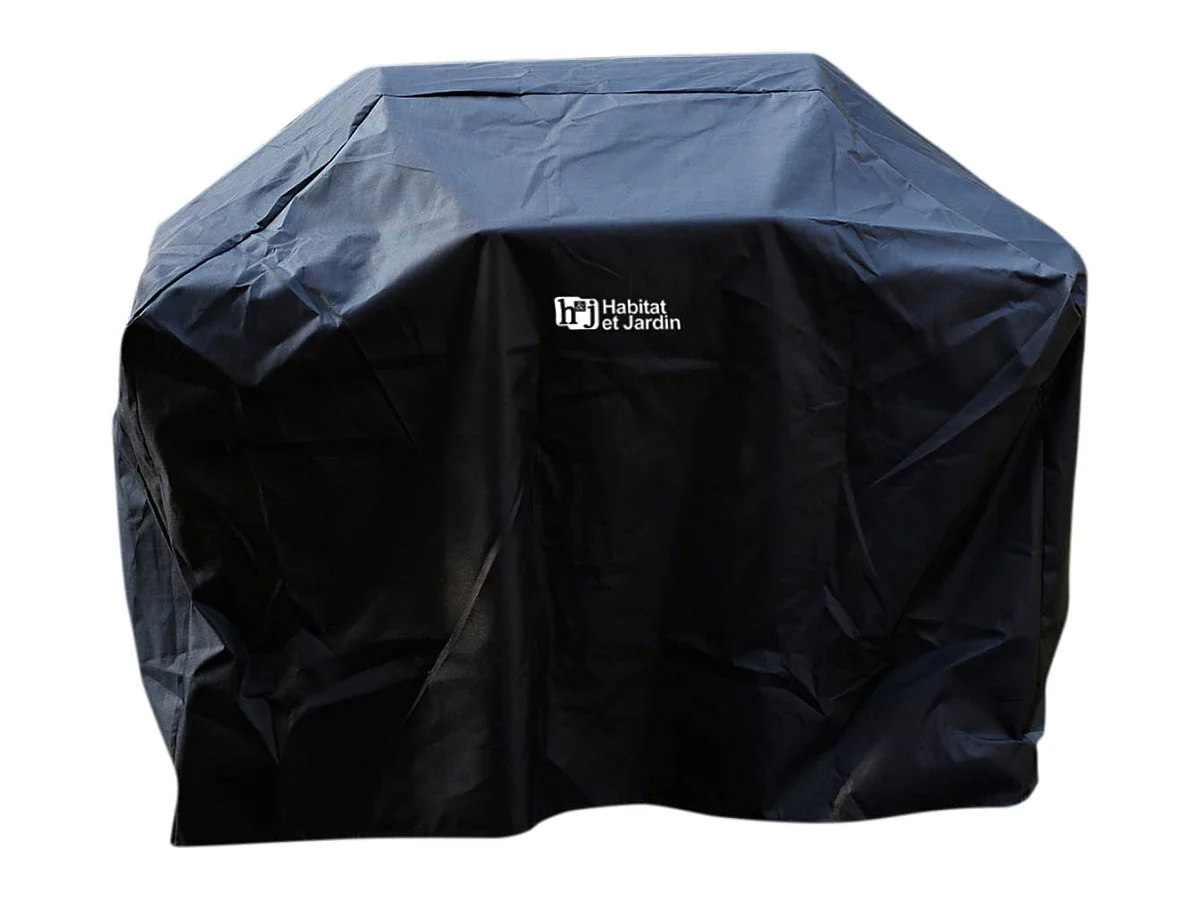 Housse pour barbecue - 140 x 110 cm - Noir
