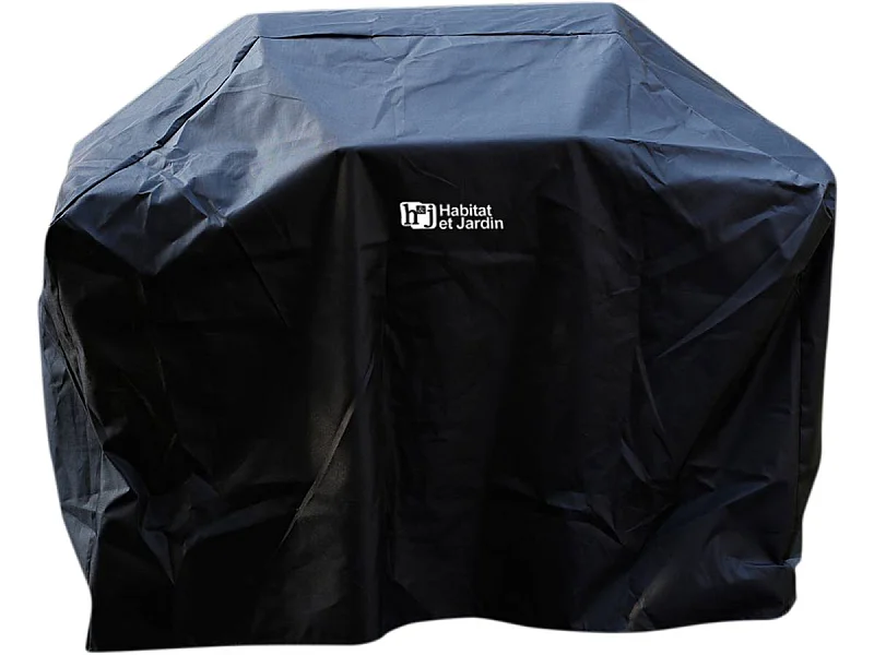 Housse pour barbecue - 140 x 110 cm - Noir