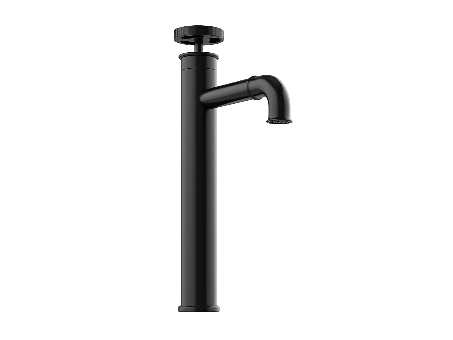 Robinet mitigeur mécanique surélevé - H30,3 cm - Noir mat - KODVA
