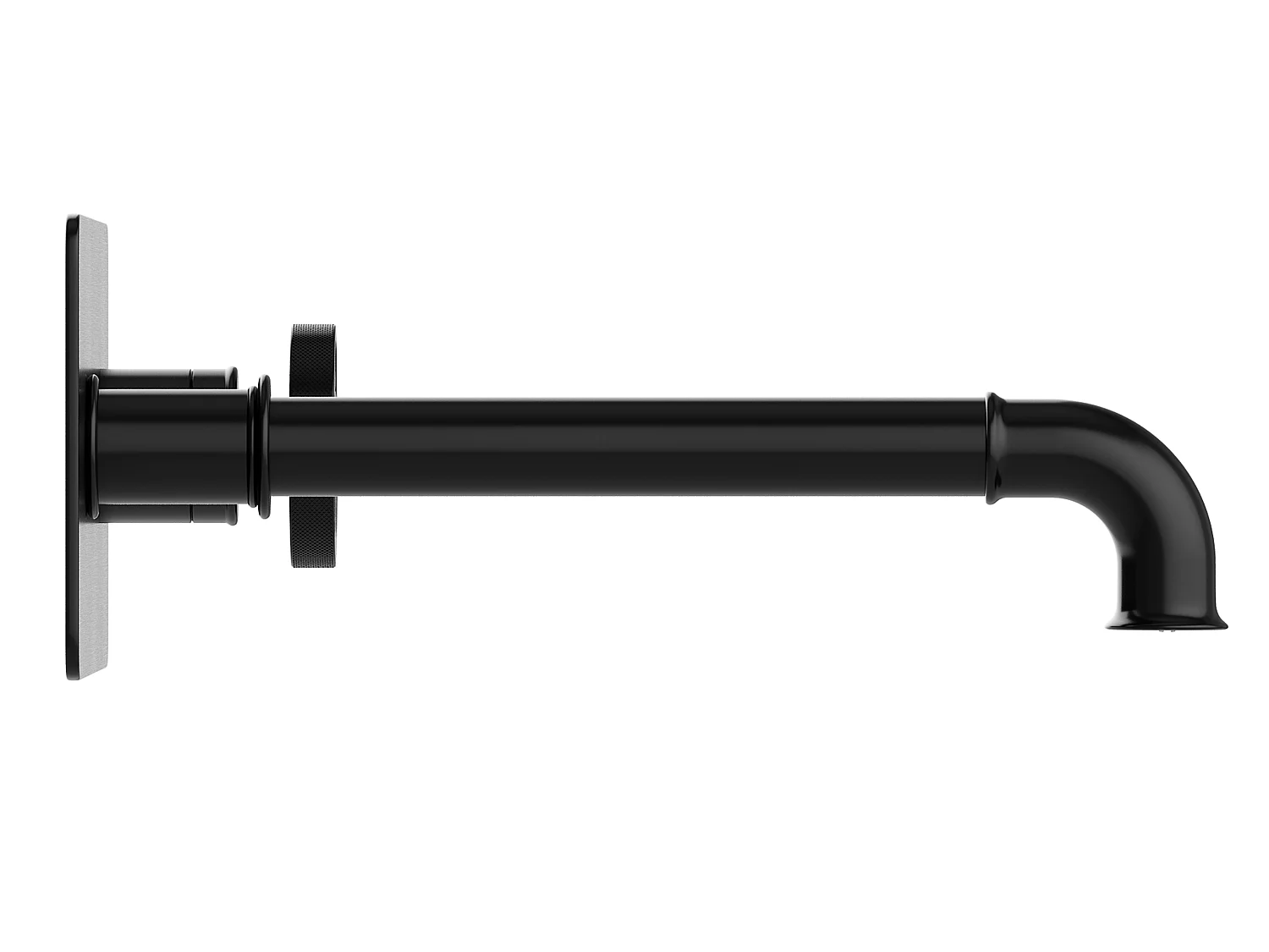 Einhebelmischer mechanisch - Einbau - Schwarz matt - KAZANKA