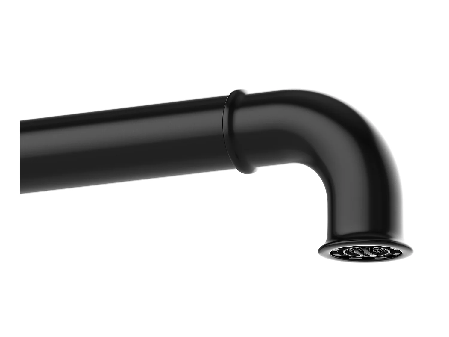 Grifo mezclador mecánico encastrable - Negro mate - KAZANKA