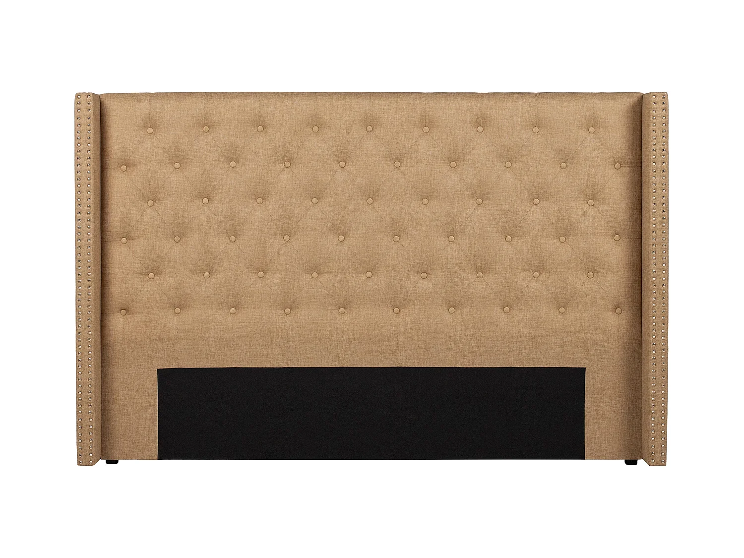 Cabecero acolchado de 170 cm - Tela - Beige - MASSIMO II