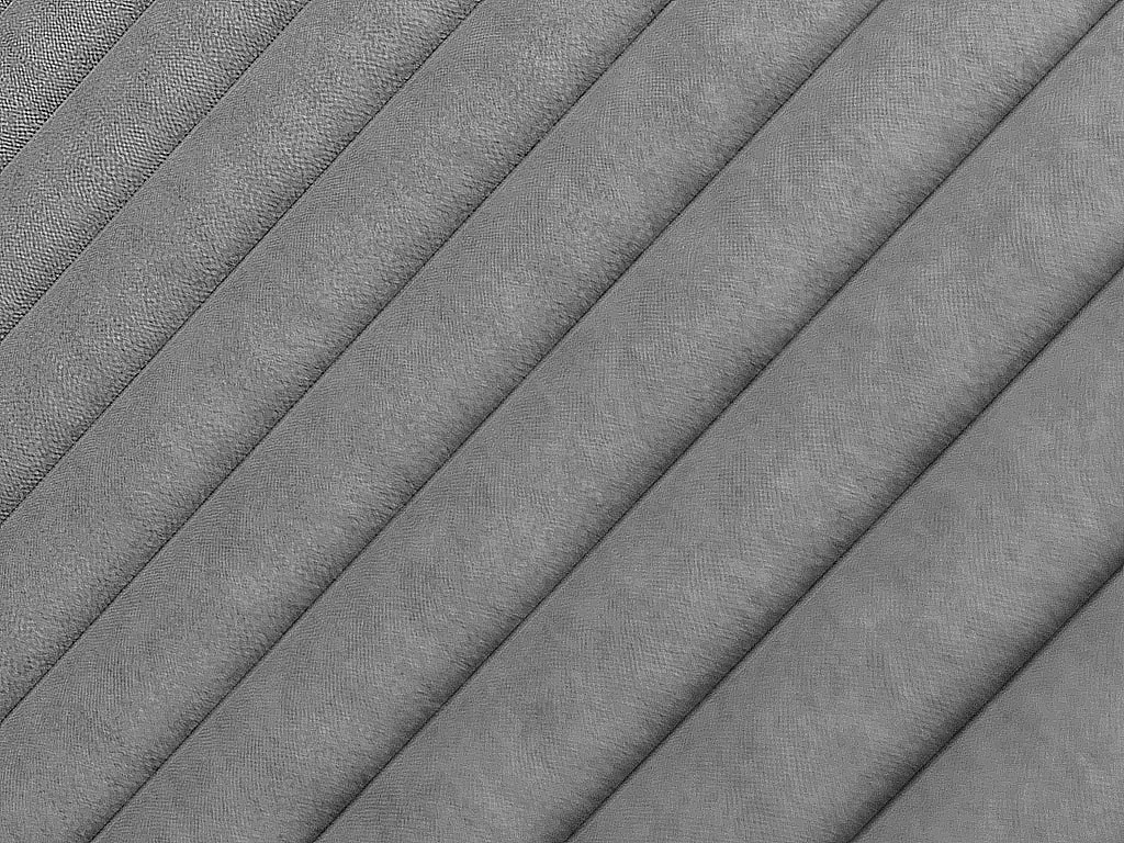 Testata cuciture verticali 200 cm Tessuto Grigio - SARAH