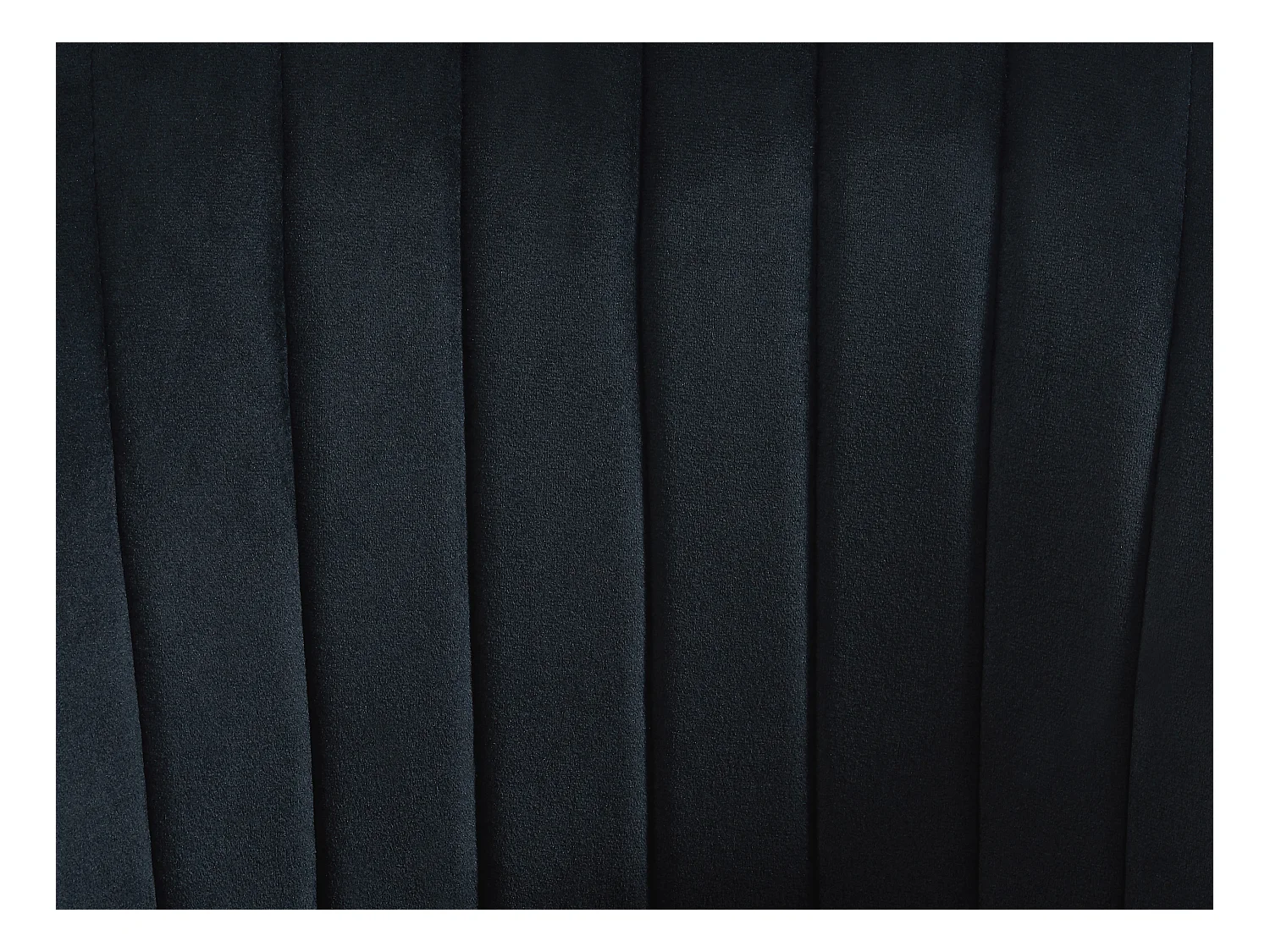 Lot de 2 chaises avec accoudoirs en velours et métal - Noir - IZIALI