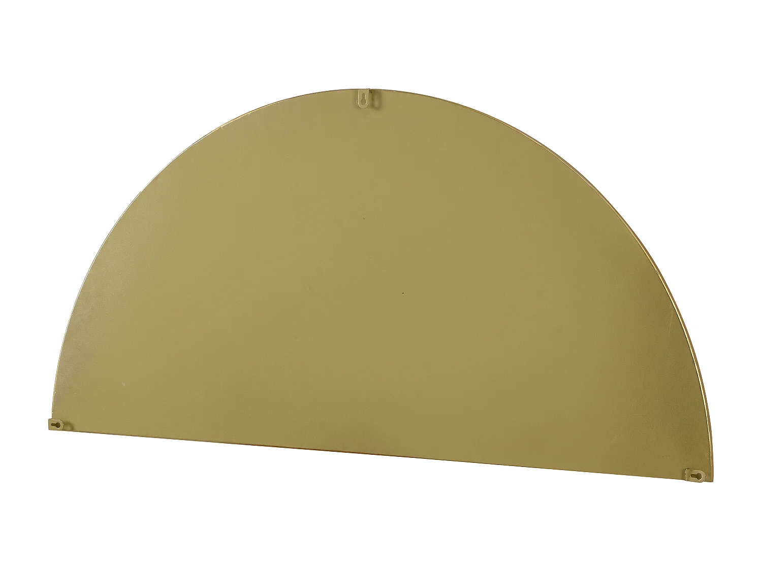 Specchio a semicerchio di design L.50 x H.100 cm in Metallo Dorato - GAVRA