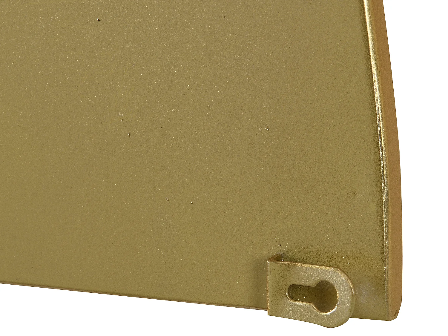 Specchio a semicerchio di design L.50 x H.100 cm in Metallo Dorato - GAVRA