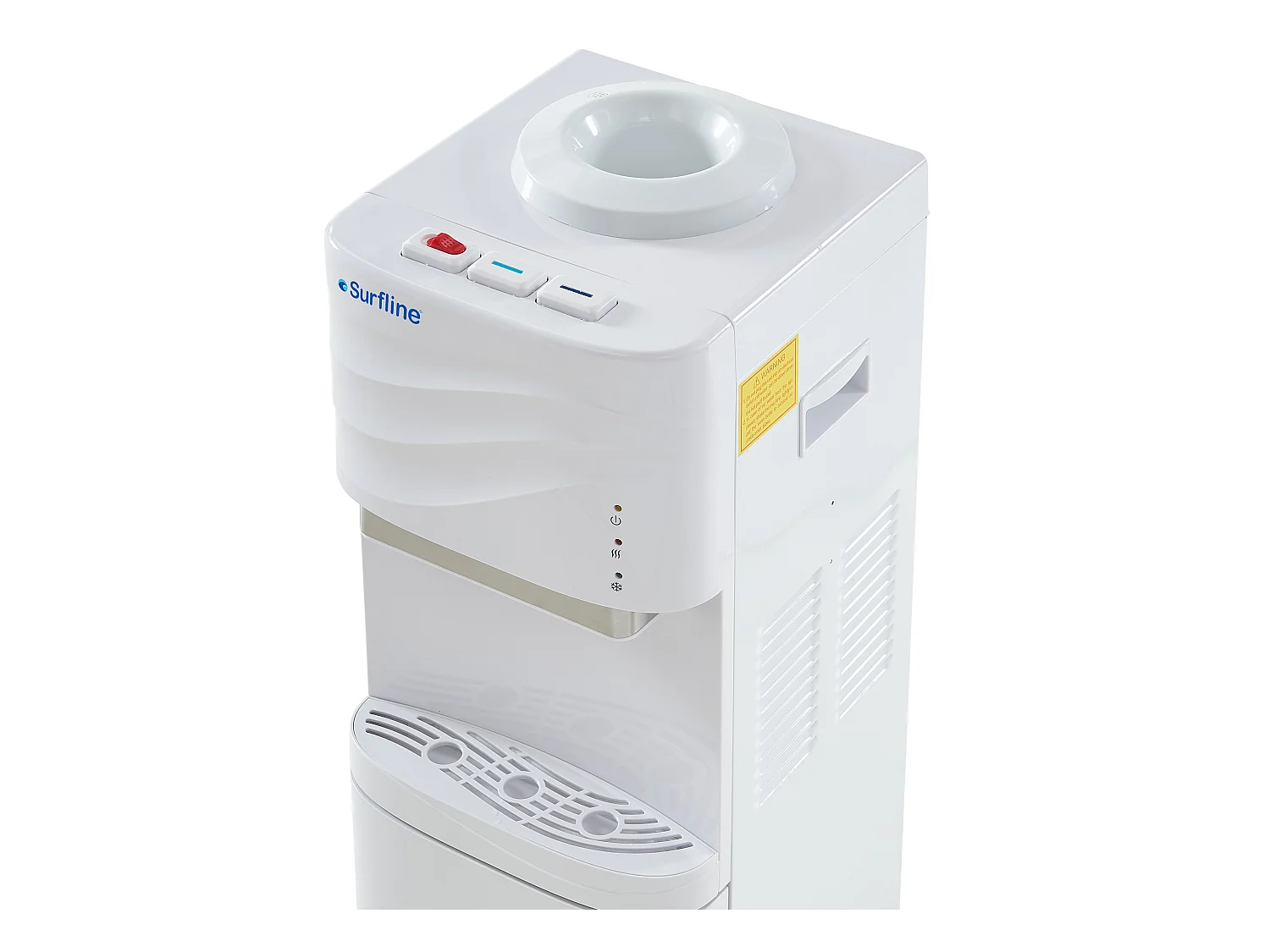 Flaschenwasserspender - Warmes/kaltes Wasser - 12 /18 L - Weiß - FORTEX