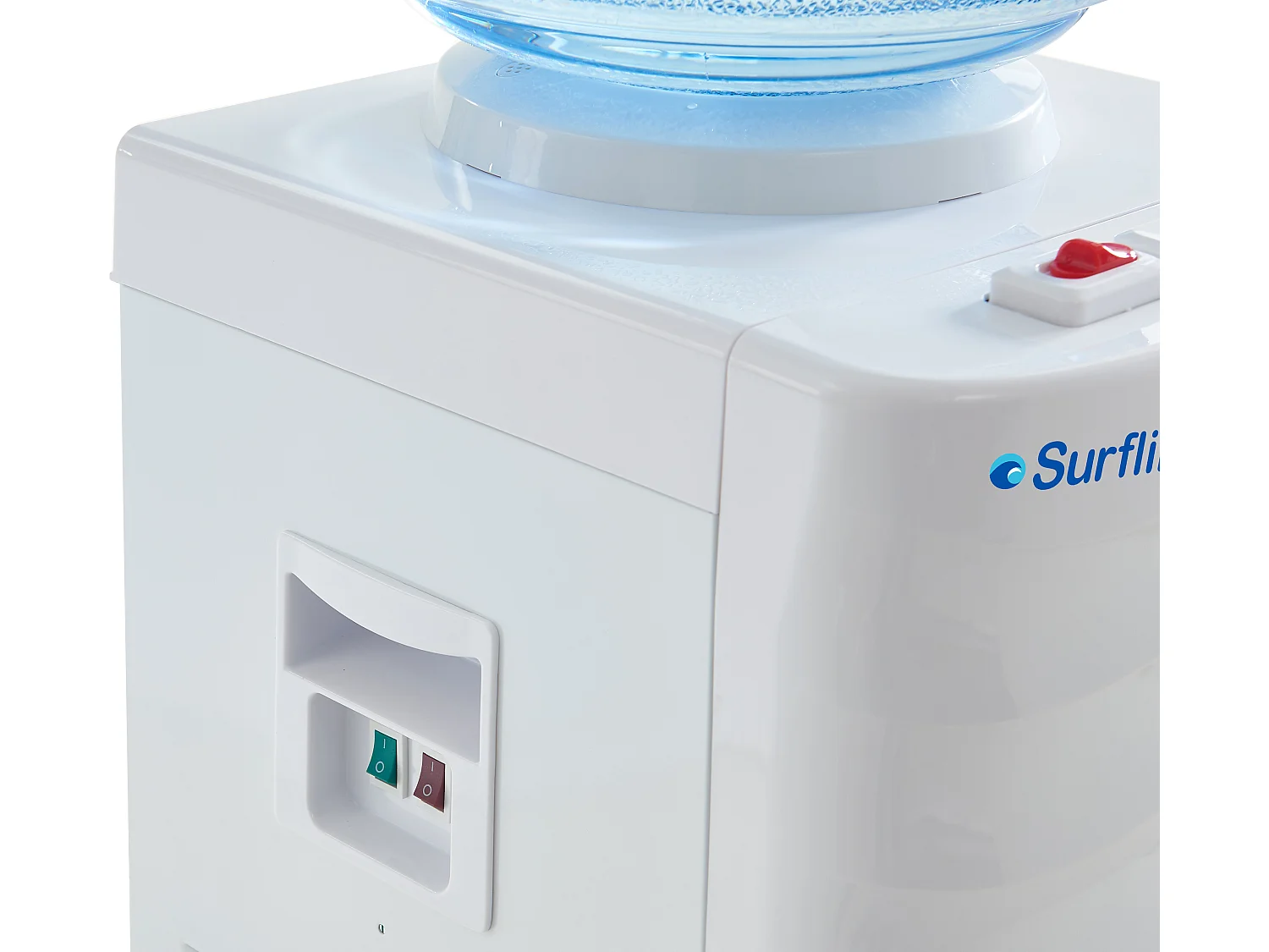 Vattenkylare med vattendunk - kallt/varmt vatten - 11 /18L - Vit - FORTEX