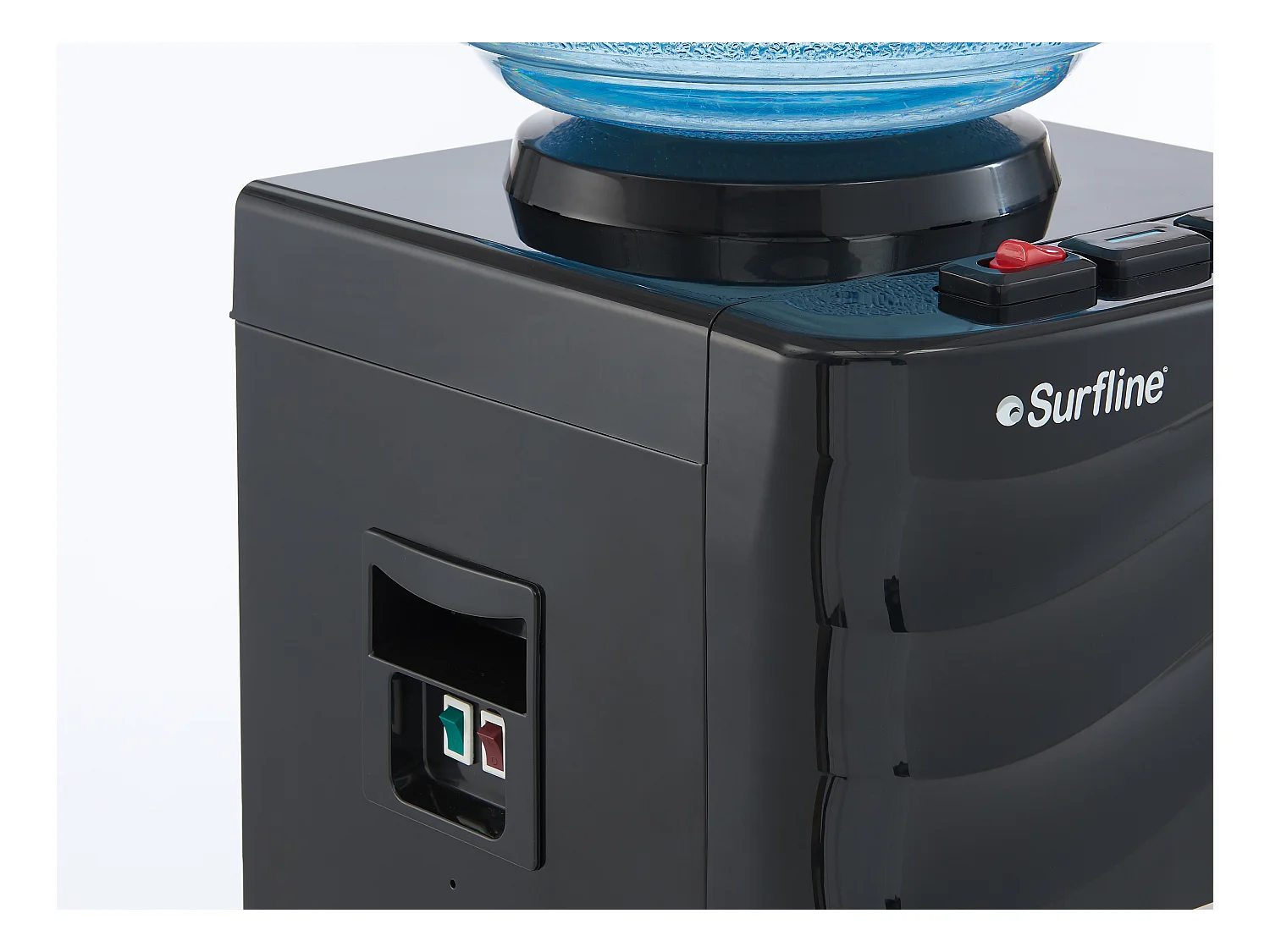 Fuente de agua bombona - agua fría/caliente - 11 /18L - Negro - FORTEX