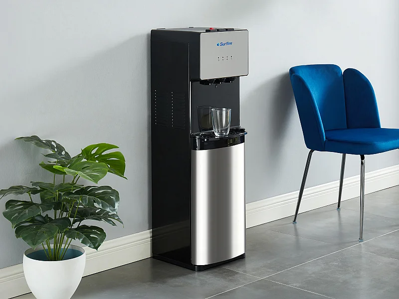 Fontaine à eau sur réseau - eau froide/ eau chaude -  Gris - LIMAN