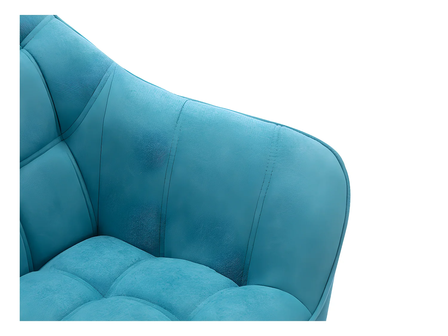 Divano 2 posti e poltrona in Tessuto Blu - CASERTA