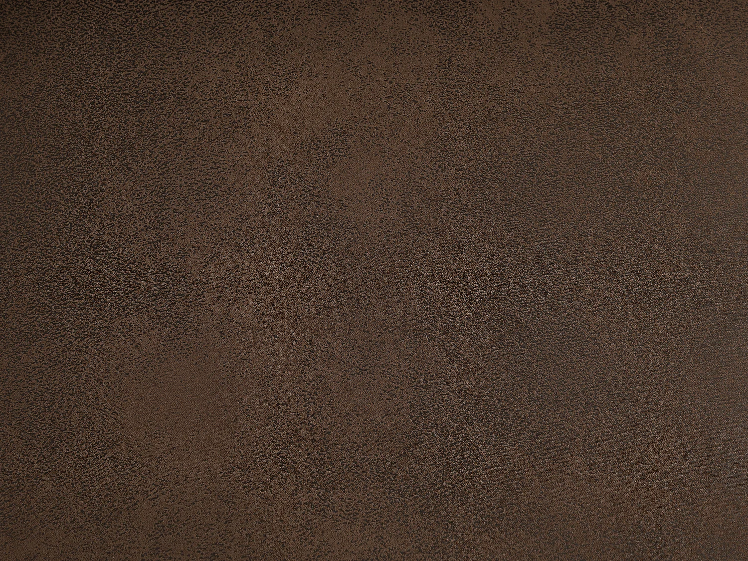 Fauteuil chesterfield en microfibre aspect cuir vieilli EDWINA