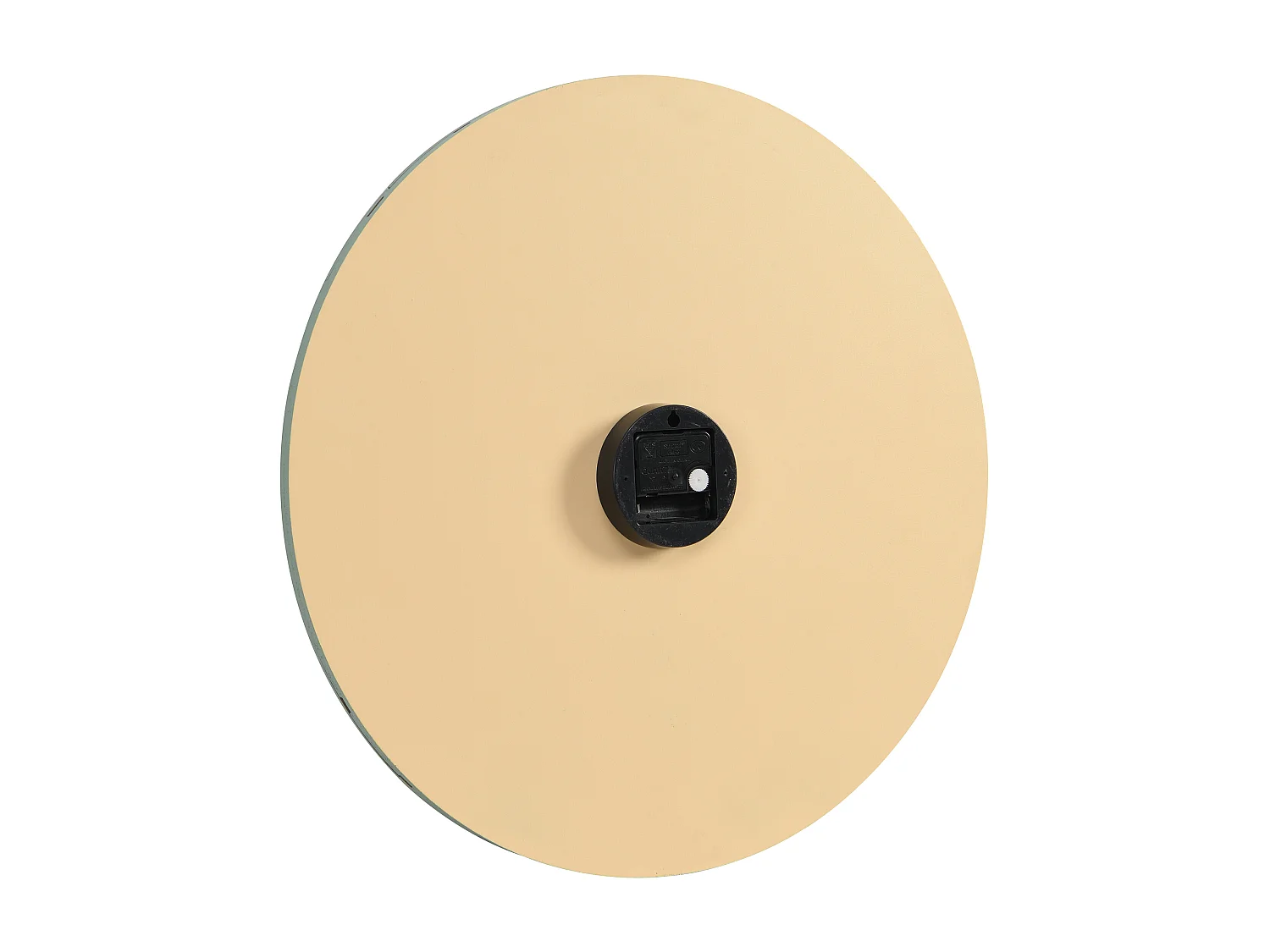 Wanduhr - D. 50 cm - MDF - Grün & Silberfarben - HERTI