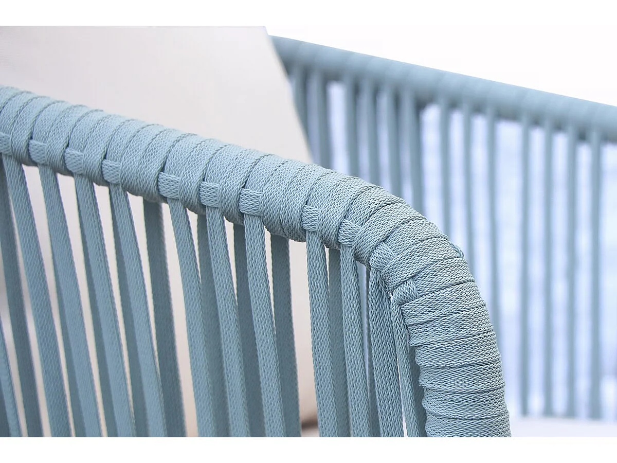 Salon de jardin repas  "Léna" - 194 x 70 x 73 cm - Vert