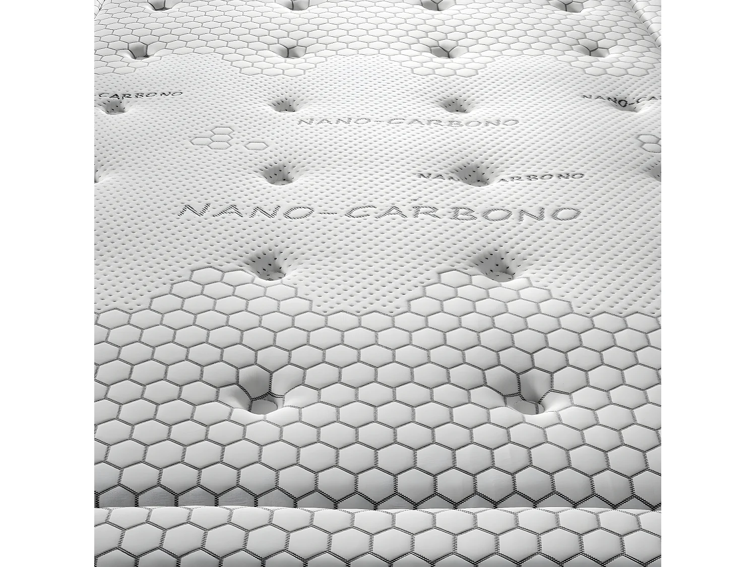 Materasso a Molle Insacchettate Mandala Gran Hotel | 30 cm | Fermezza Media/Alta 105X200 | Effetto Relax | Certificati Sanitized® e Oeko-Tex®