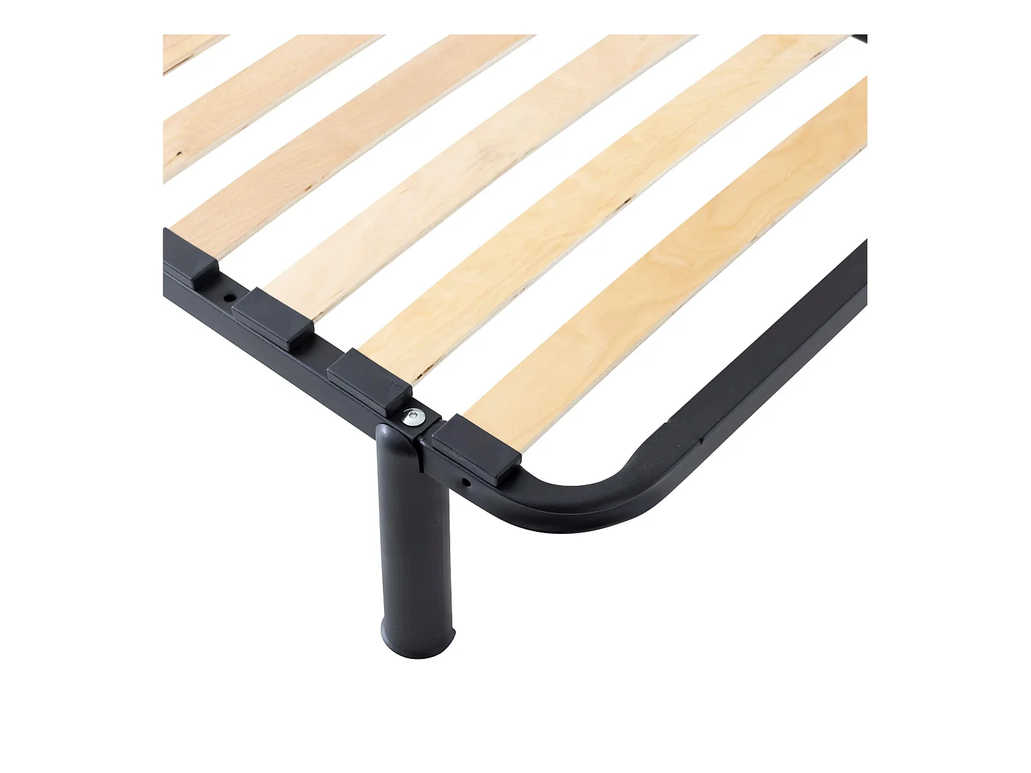 Sommier cadre à lattes métal en kit 90x190