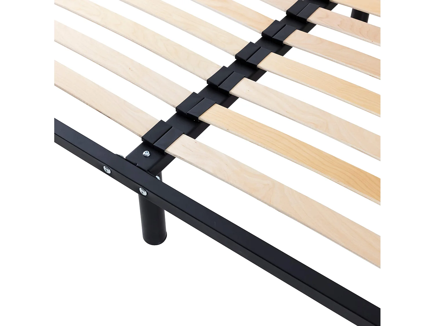 Sommier cadre à lattes métal en kit 160x200