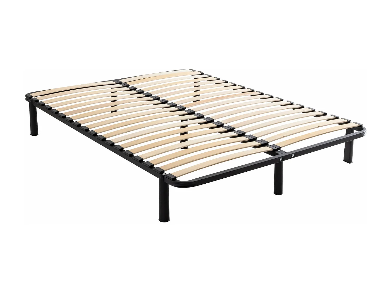 Sommier cadre à lattes métal en kit 160x200