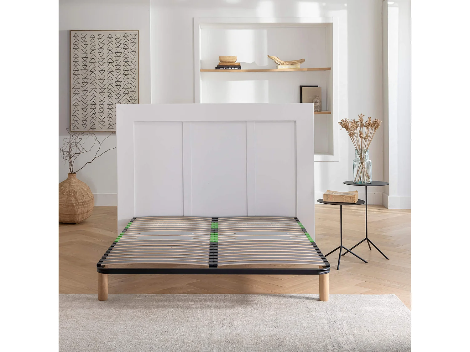 Cadre à lattes morphologique zone bassin + épaules Luxe 90x200