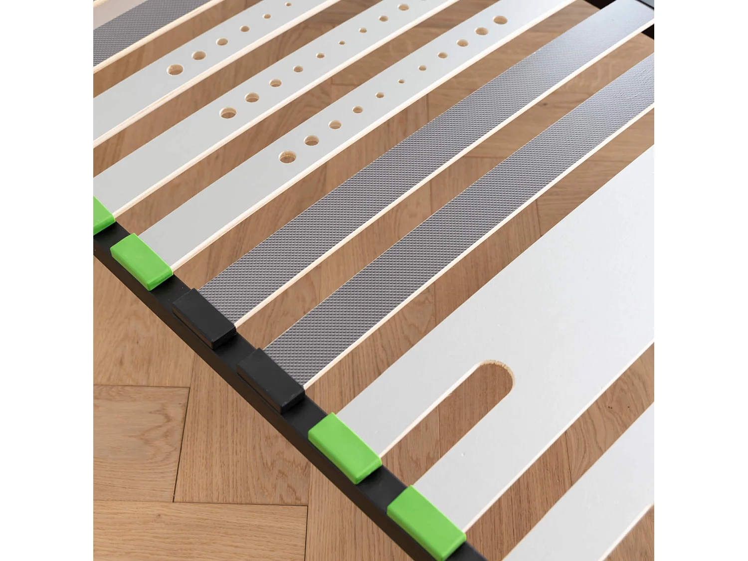 Cadre à lattes morphologique zone bassin + épaules Luxe 90x200