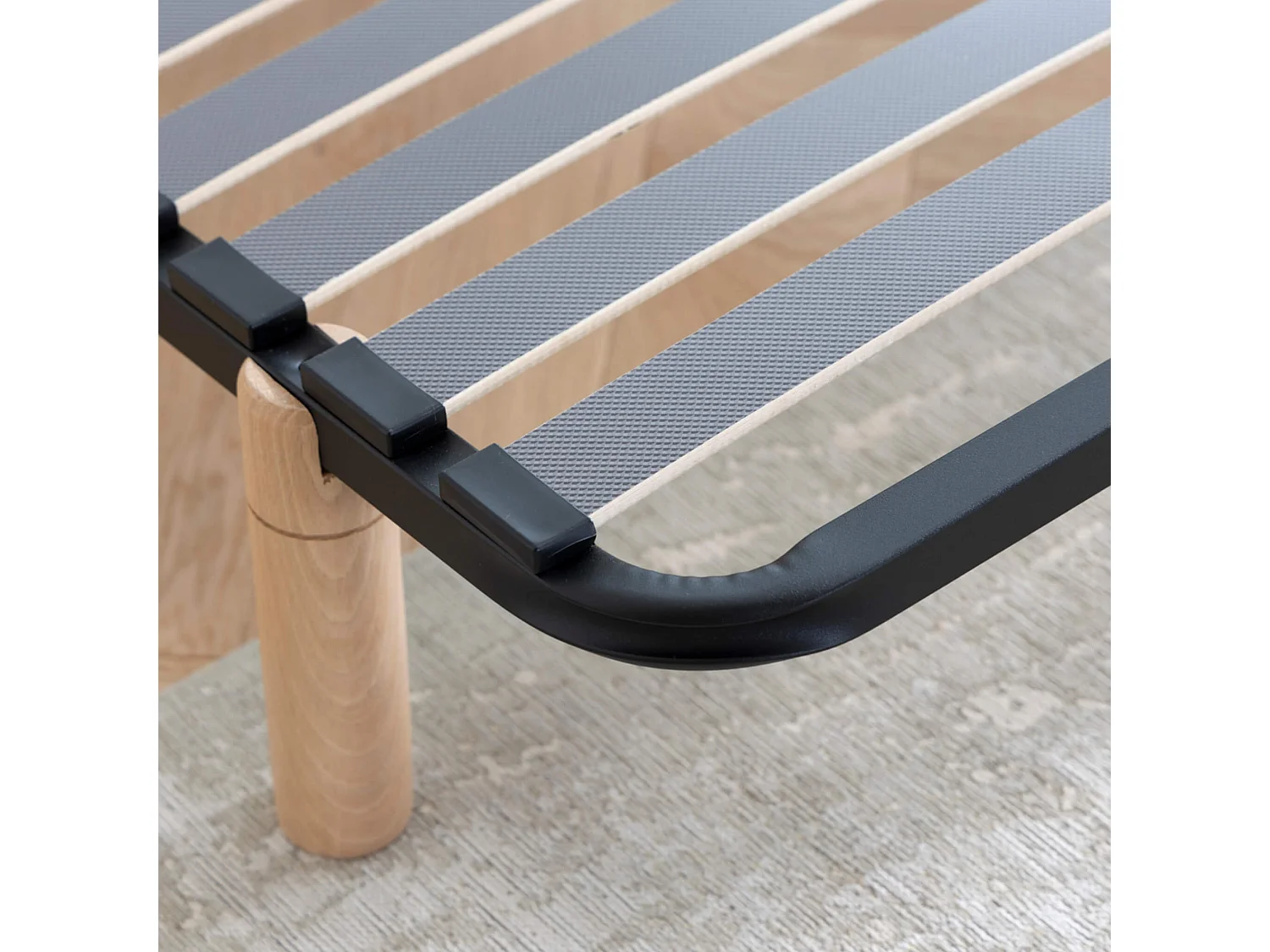 Cadre à lattes morphologique zone bassin + épaules Luxe 80x190