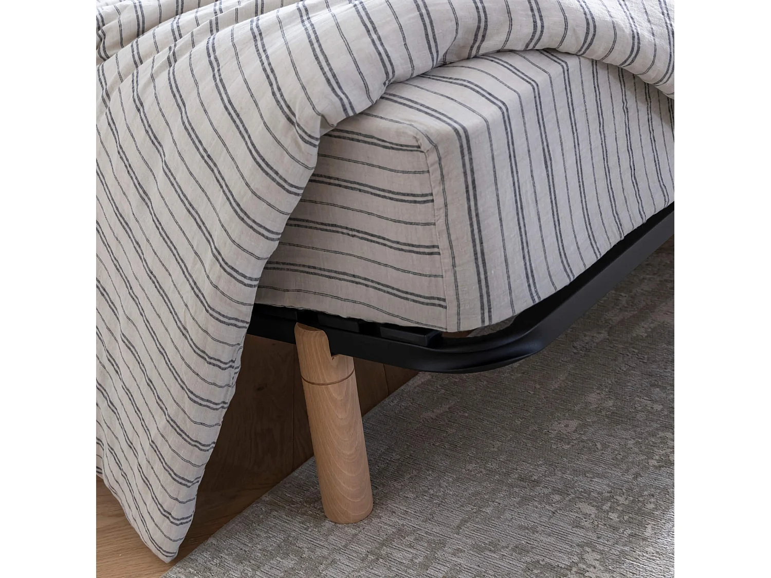 Cadre à lattes morphologique zone bassin + épaules Luxe 80x190