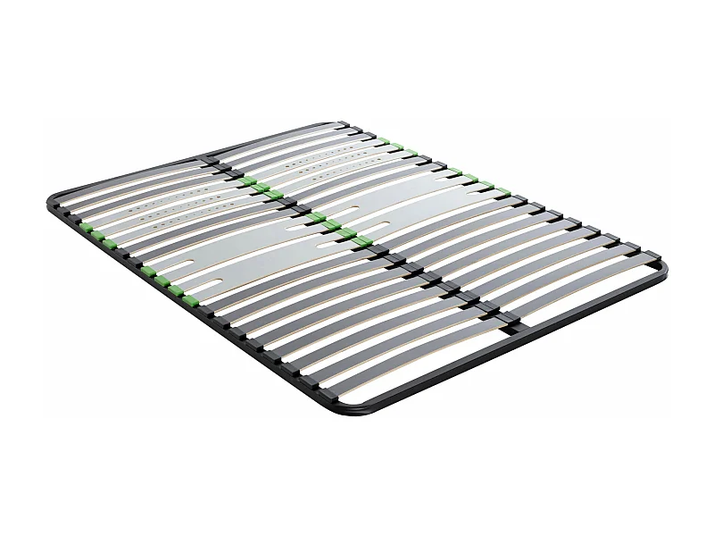 Cadre à lattes morphologique zone bassin + épaules Luxe 140x200