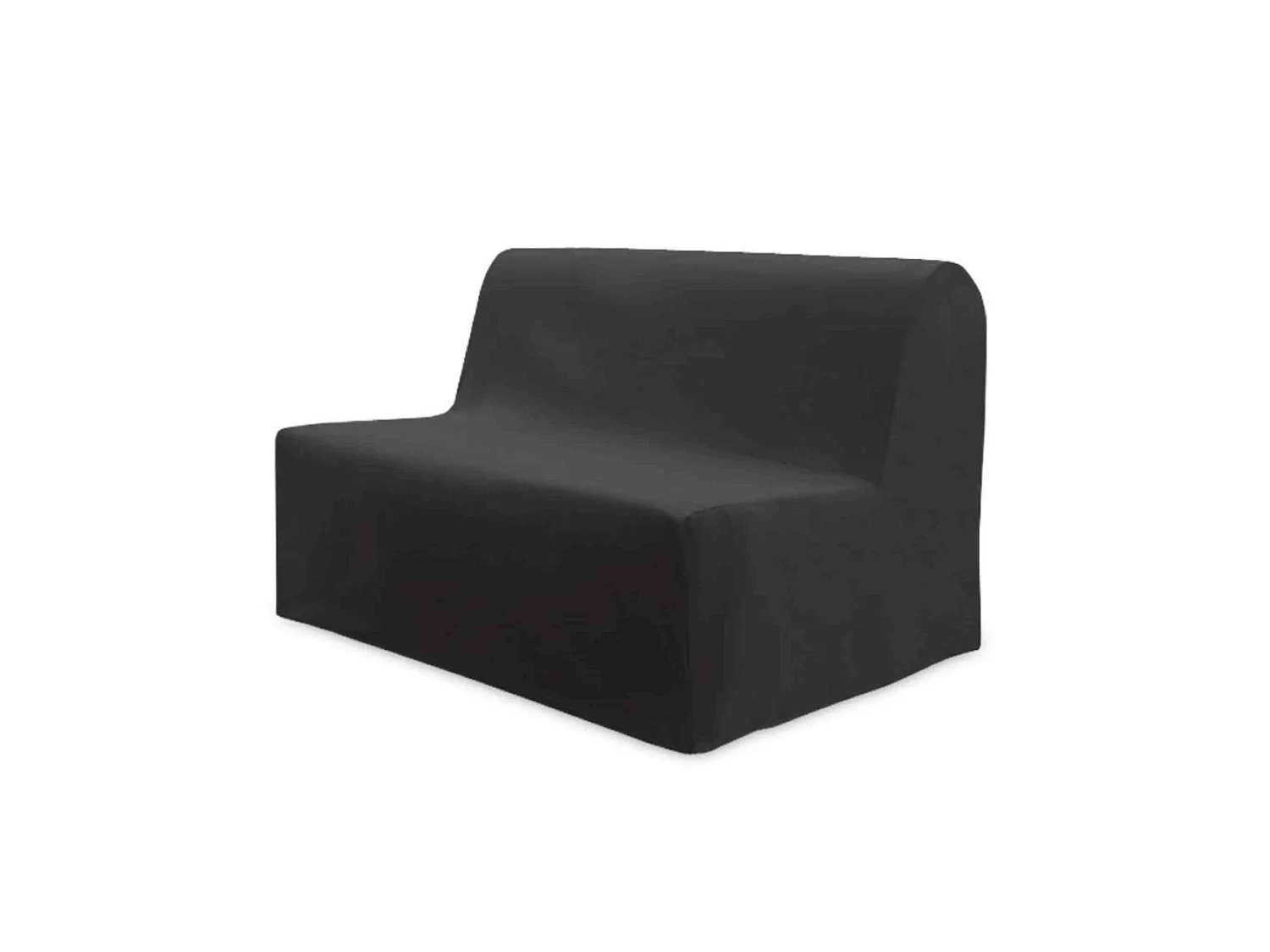 Housse de BZ Unie Anthracite Dos Nu 140 cm