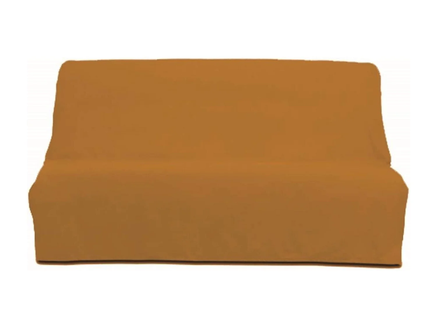 Funda sofá cama en algodón amarillo PANAMA