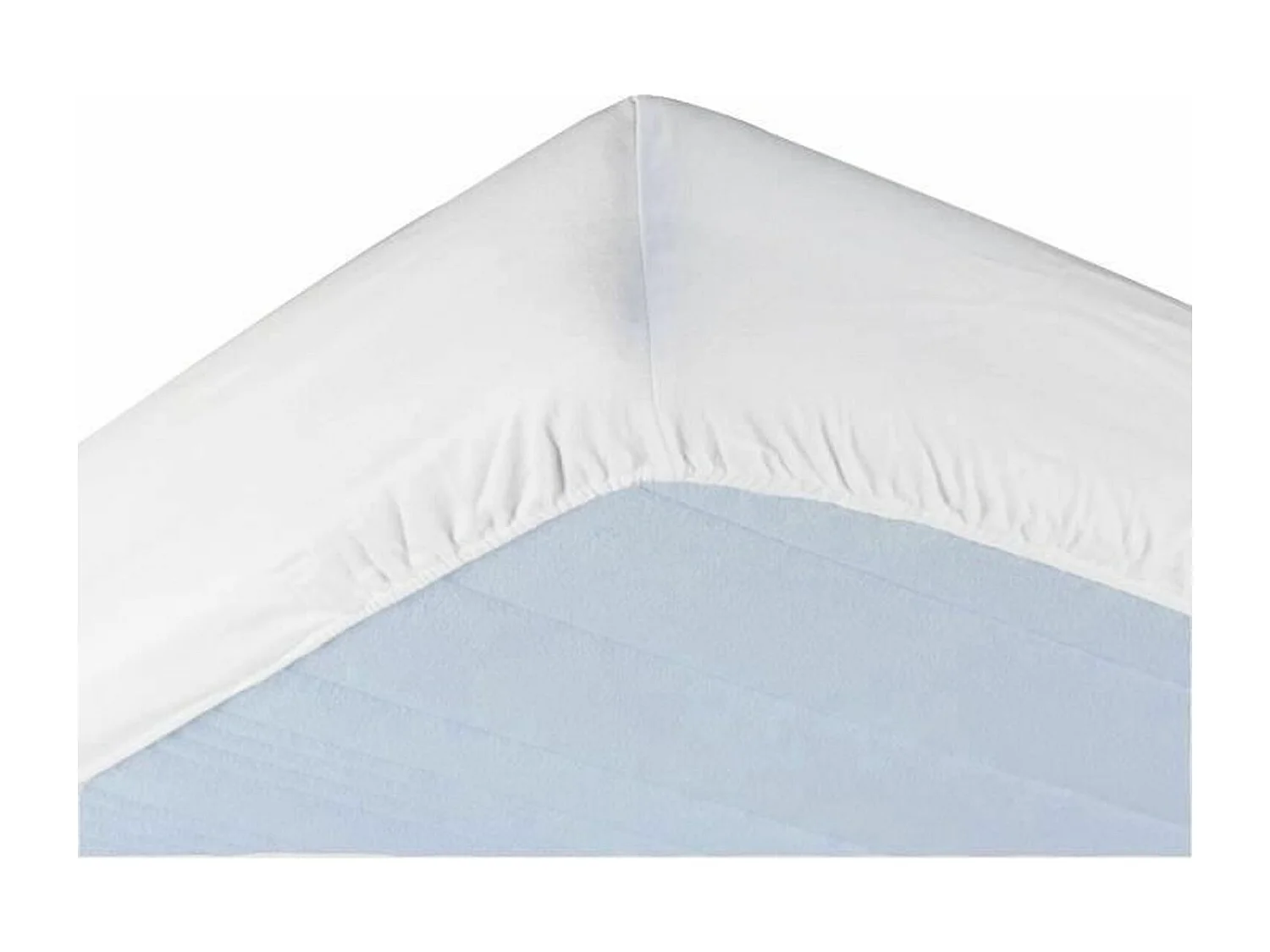 Fodera in spugna impermeabile forma Alese 100% cotone 120 x 190 cm Bianco