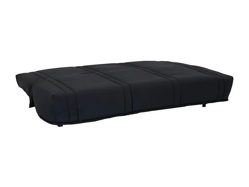Banquette clic clac 3 places - tissu Noir - Style contemporain - L 193 x P 92 cm