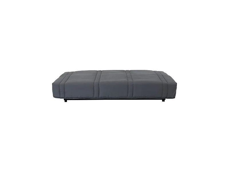 Banquette clic clac 3 places - tissu Noir - Style contemporain - L 193 x P 92 cm