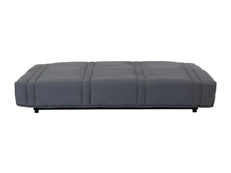 Banquette clic clac 3 places - tissu Noir - Style contemporain - L 193 x P 92 cm