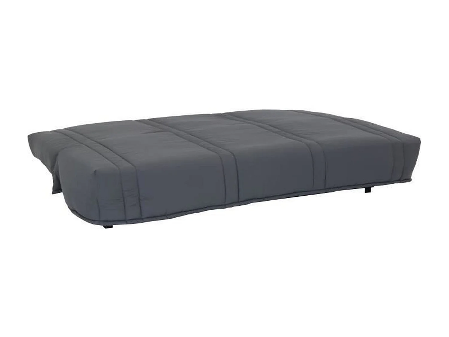 Banquette clic clac 3 places - tissu Noir - Style contemporain - L 193 x P 92 cm
