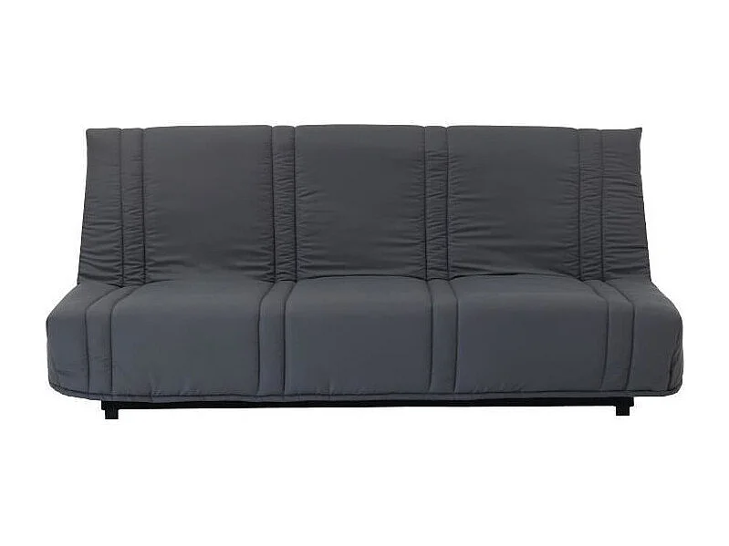 Banquette clic clac 3 places - tissu Noir - Style contemporain - L 193 x P 92 cm