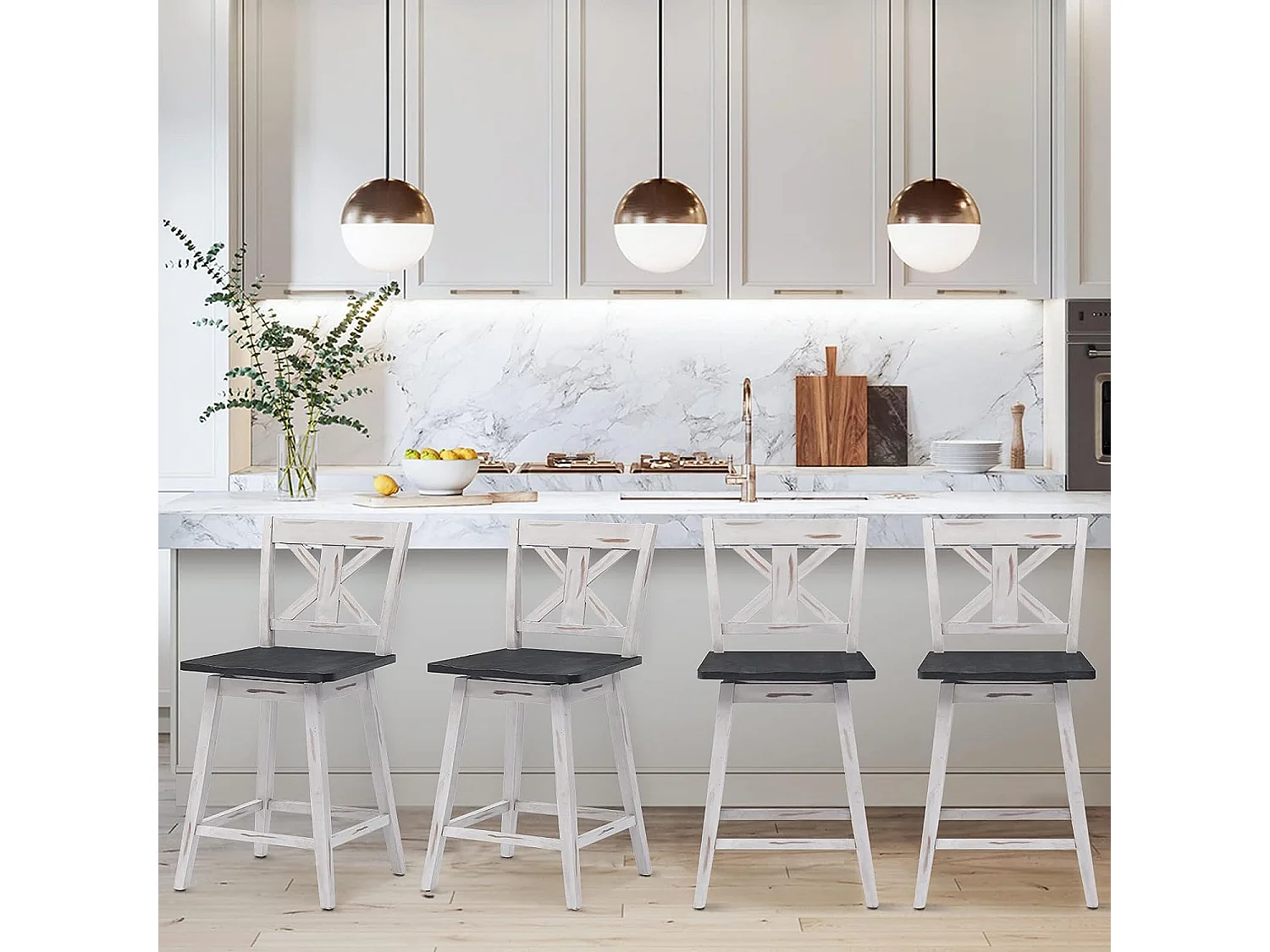 2er Set Vintage Barhocker