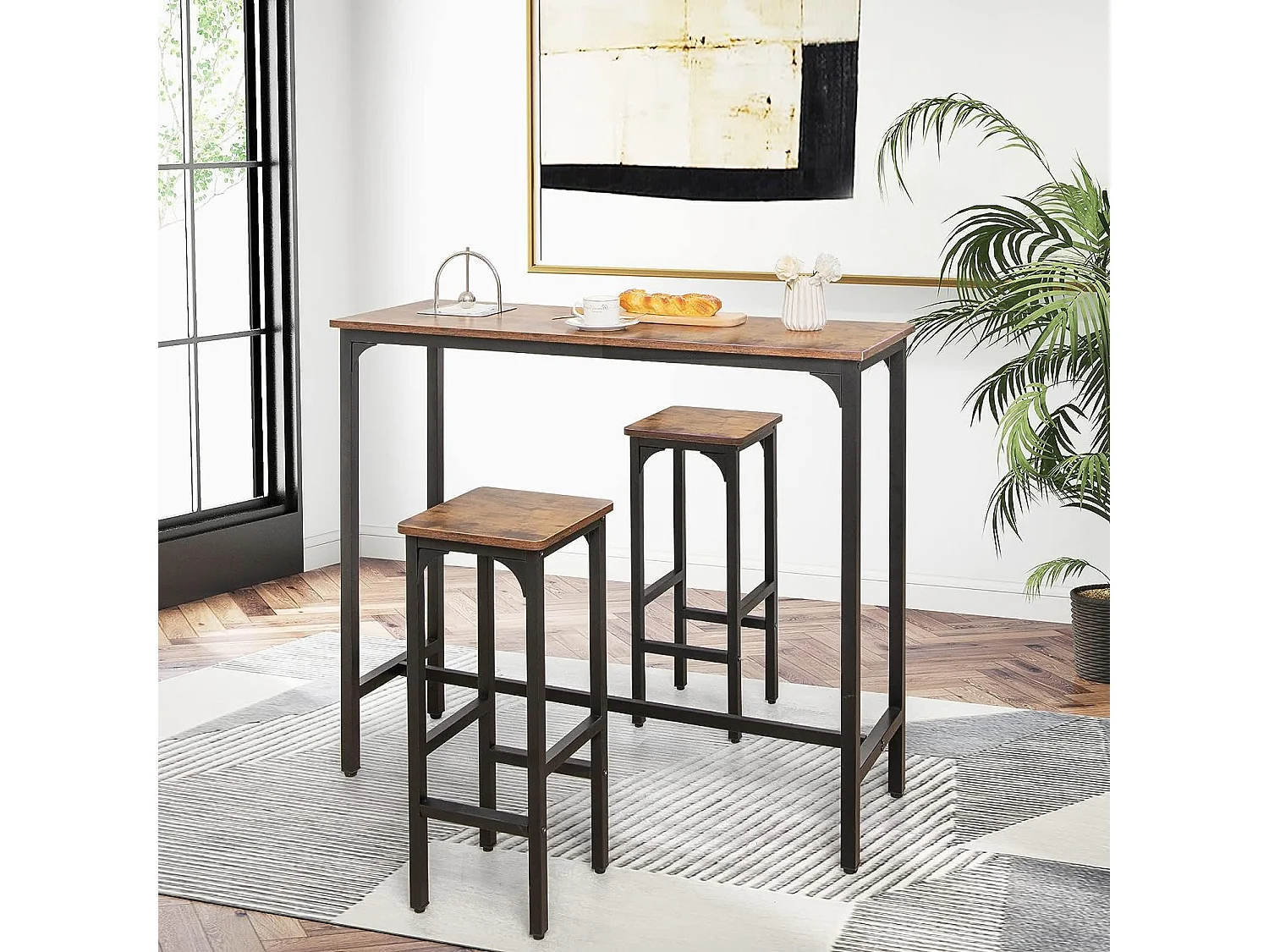 2er Set Barhocker, Barstühle Vintage