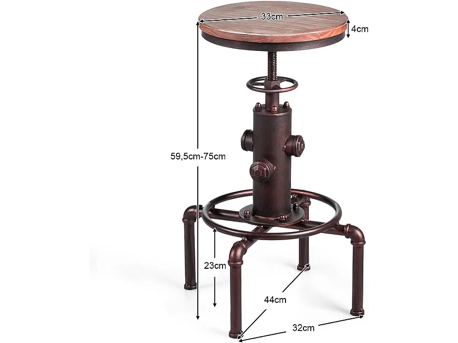 Barhocker höhenverstellbar
