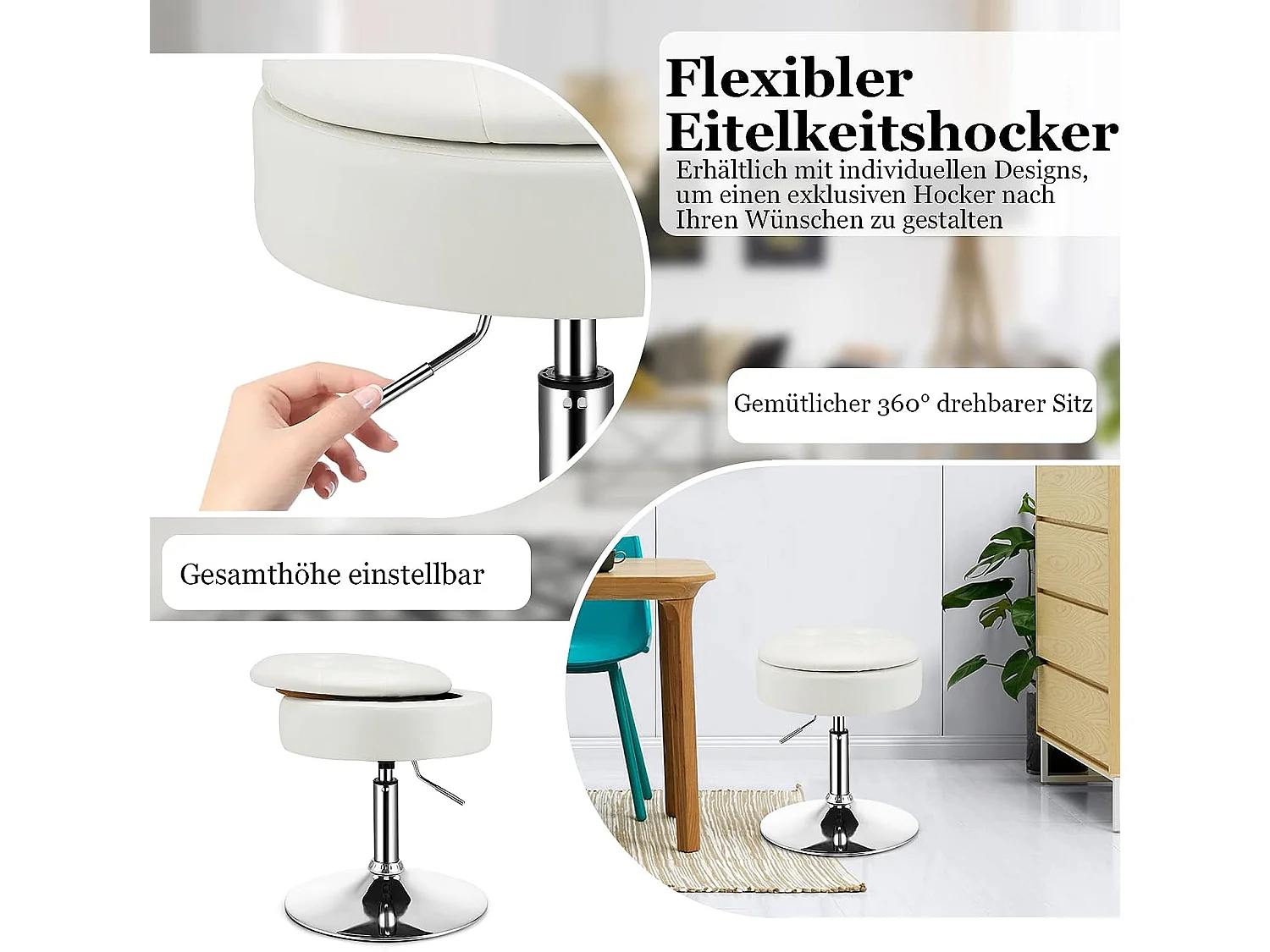 Drehhocker höhenverstellbar VH32762