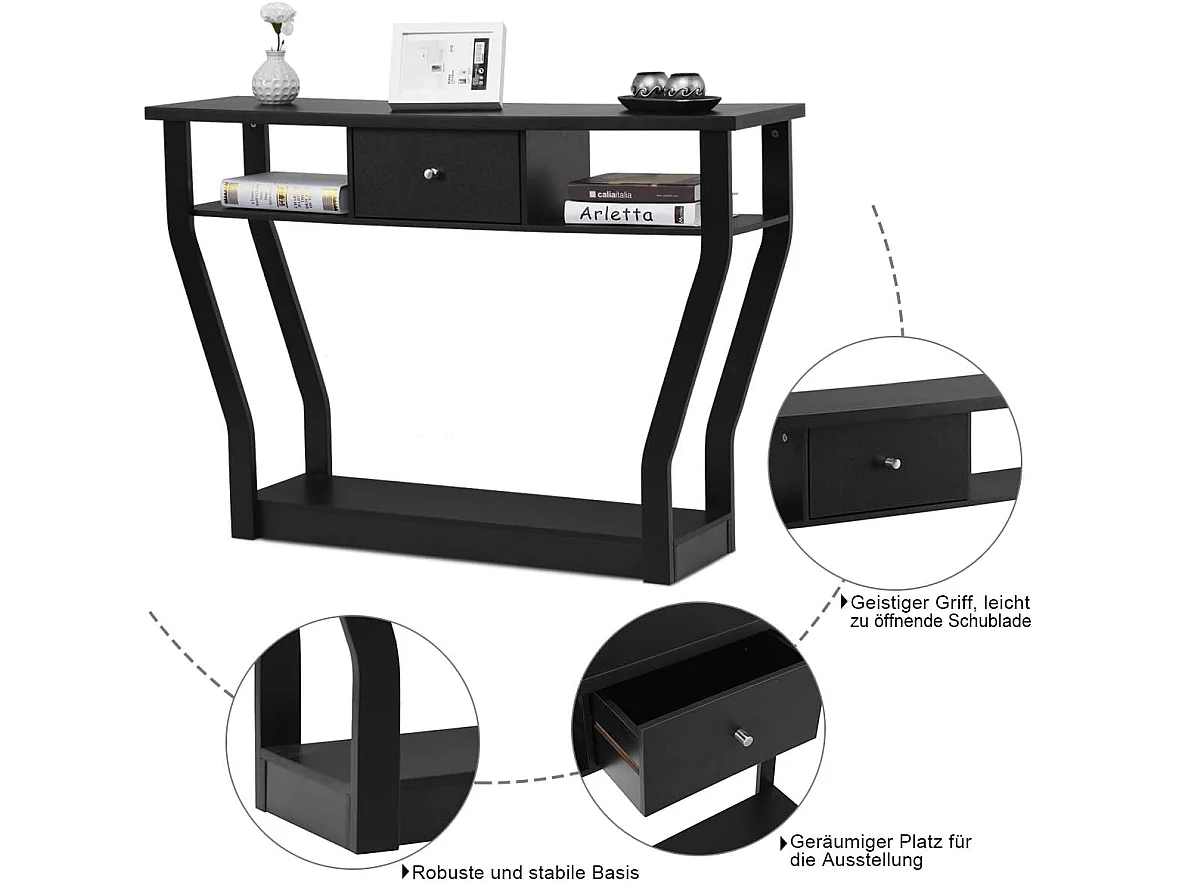 Konsolentisch Schwarz
